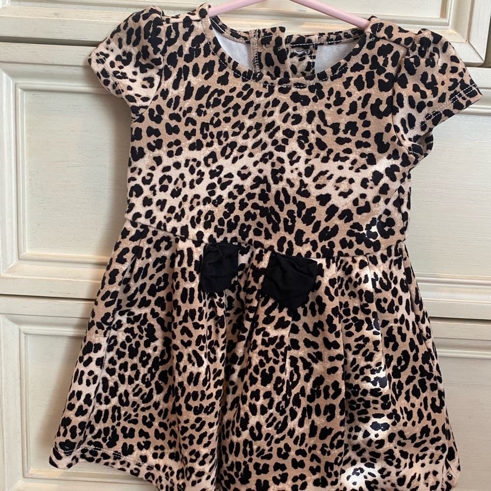 Leopard dress-baby girl